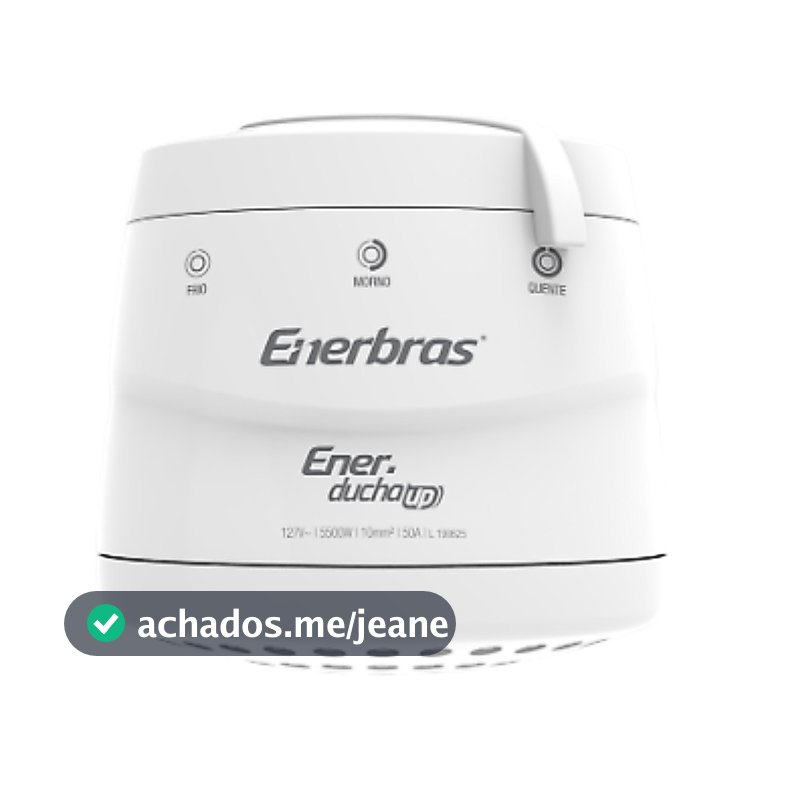 Chuveiro Eletrico Enerducha 3T UP 5500W 127V Branco