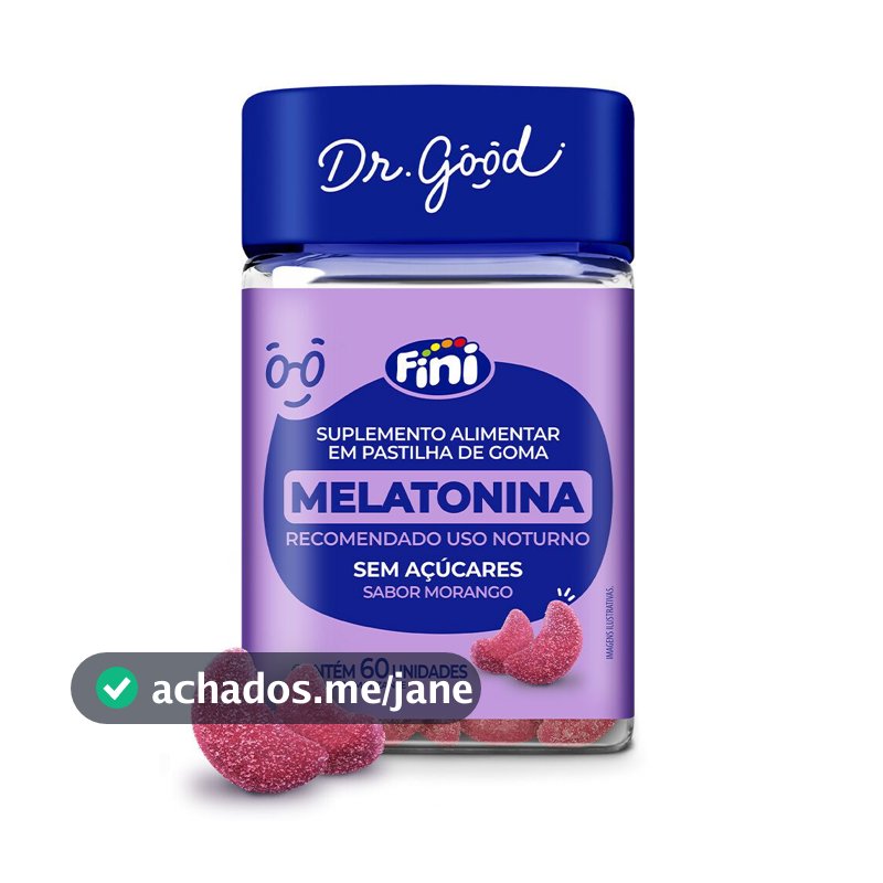 Fini Melatonina 60 Cápsulas | Sono de Qualidade, Relaxamento e Bem-Estar | Suplemento Original