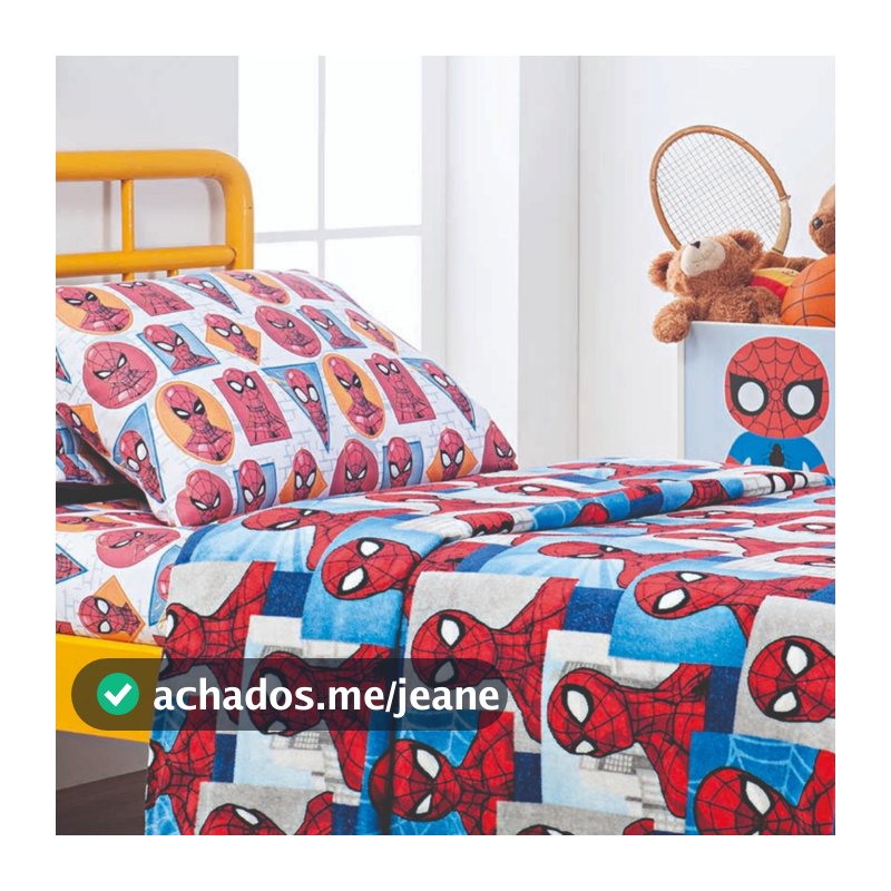 Manta Solteiro Homem Aranha Stitch Disney Infantil Extra Macia Antialérgica