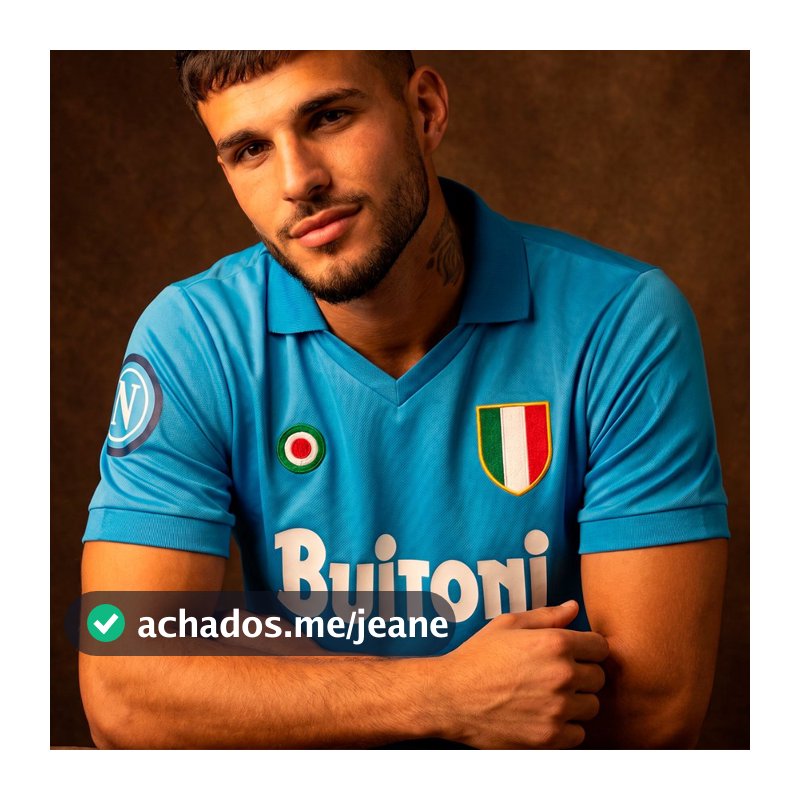 Camisa Napoli Retrô 1987 Masculina Oficial