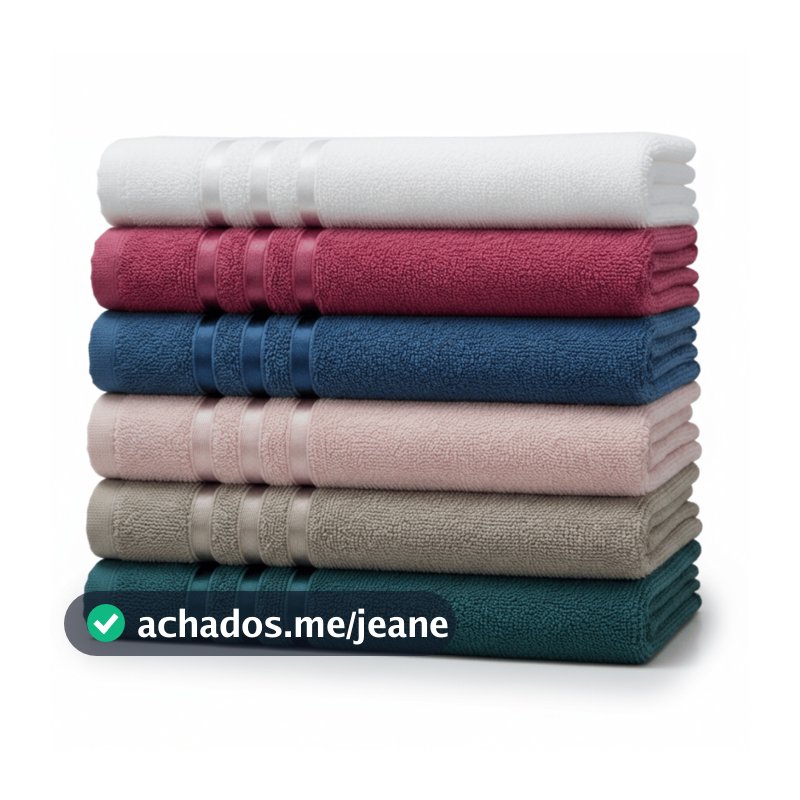Toalha Banho Coleção Especial Jade 62x110xm 100% Algodão Alta Absorção - Cores Lindas