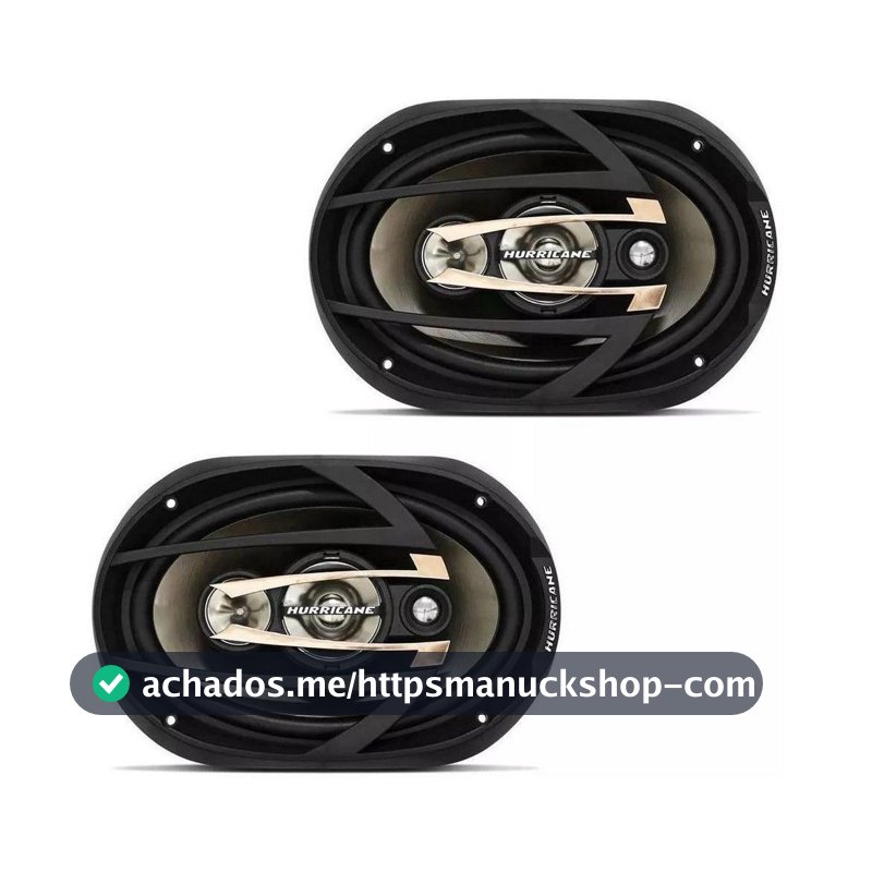 Par Alto Falante 6x9 Pol Hurricane 300 Rms Qr69 Quadriaxial