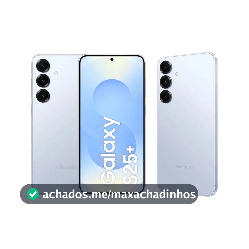 Celular Samsung Galaxy S25+ 5G, 512GB, 12GB RAM, Câmera Tripla de 50+12+10, Tela Grande de 6.7"