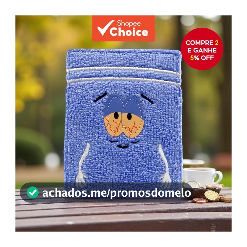 Carteira de Anime Bordada com Toalha, Porta-Cartões Portátil, Carteira Curta Feminina Fofa, Porta-Passaporte,
