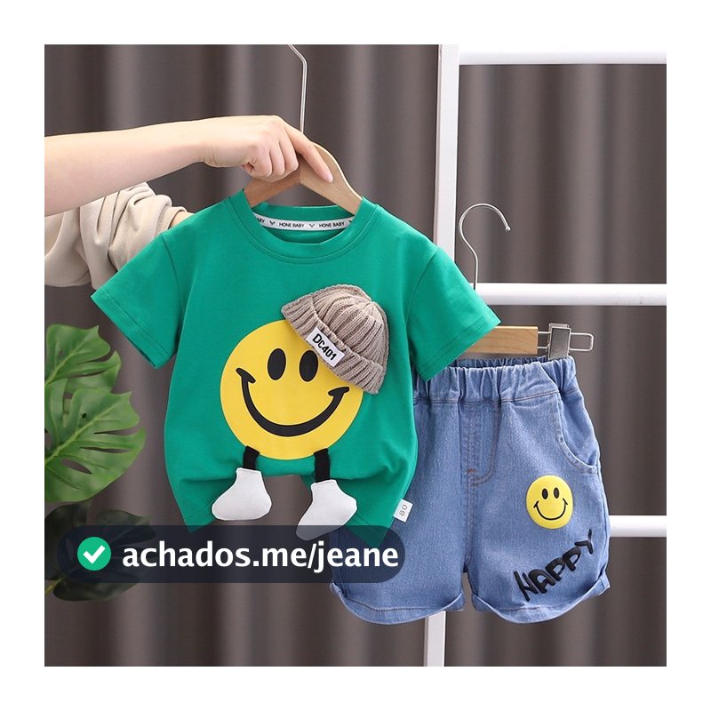 Crianças roupas de verão bebê menino dos desenhos animados camiseta + Shorts 2 peças/Set criança Casual roupas esportiv