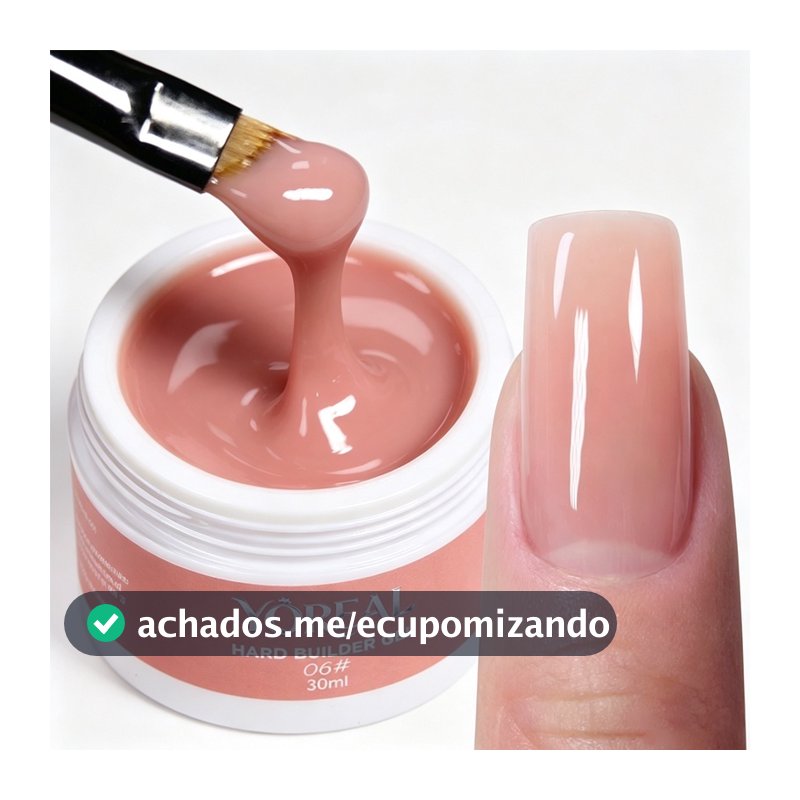 Gel de Modelagem para Unhas 15ml/30ml – Extensão Direta & Reforço 7 Cores