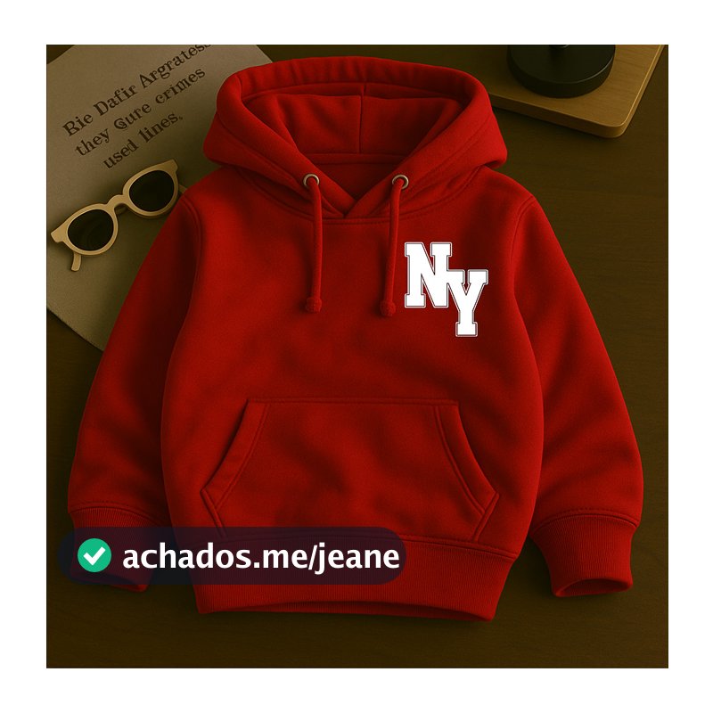 Moletom Agasalho Blusa de Frio Crianças Infantil Vários Tamanhos e Cores NewYor