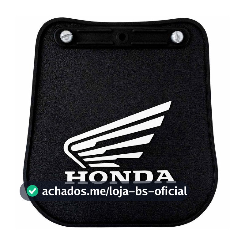 Fan 160 Paralamas 15x15 Moto Emborrachada - Lameira Branca Reforçada Para Barro Borracha Anti Barro Honda