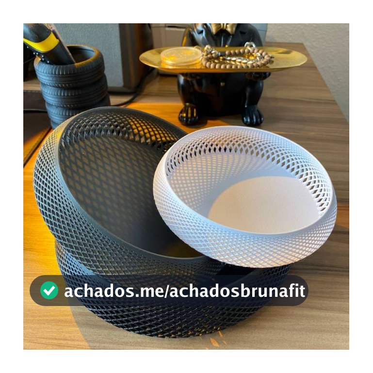 Cesto de Decoraçao Porta Objeto Organizador de Mesa Porta treco Decorativo Moderno Elegante