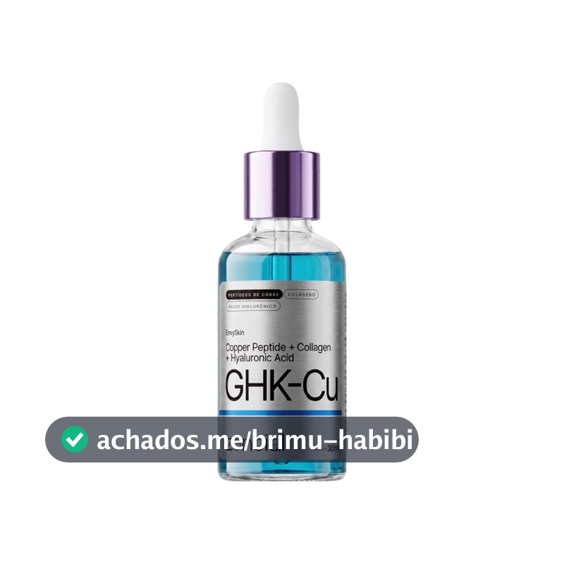 Sérum Facial Anti-Idade GHK-Cu Peptídeo de Cobre + Exossomos Firmeza Regeneração Zencial 30ml