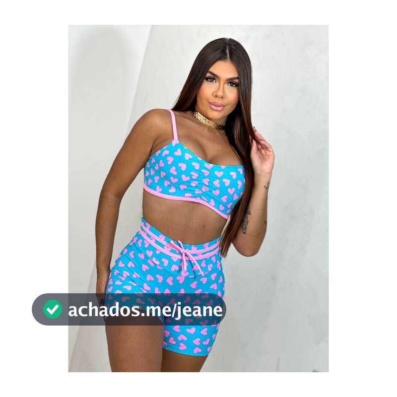 Conjunto Feminino Fitness Academia Top Short FITINHA ESTAMPAS Empina Bumbum Roupa de Malhar
