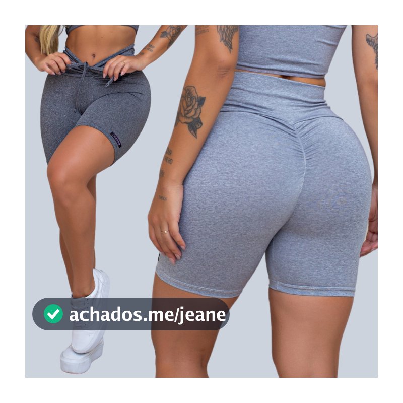 Kit 2 Shorts Empina Bumbum Academia
