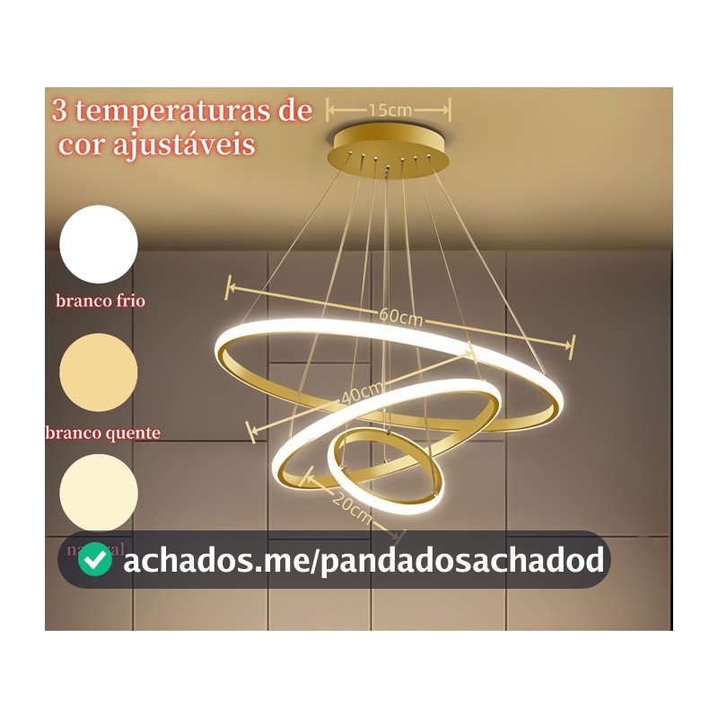 3 Cores Em 1 Luz Sala De Estar Lustre Cozinha Led Lâmpada Do Teto Nordic Moderno Decoração