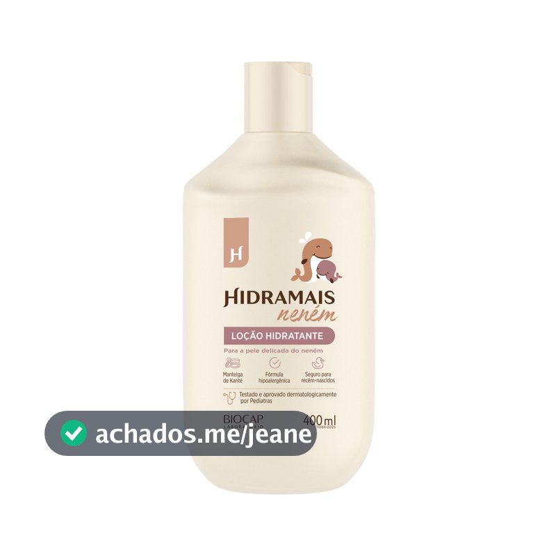 Loção Hidramais Neném 400ml Hipoalergênica
