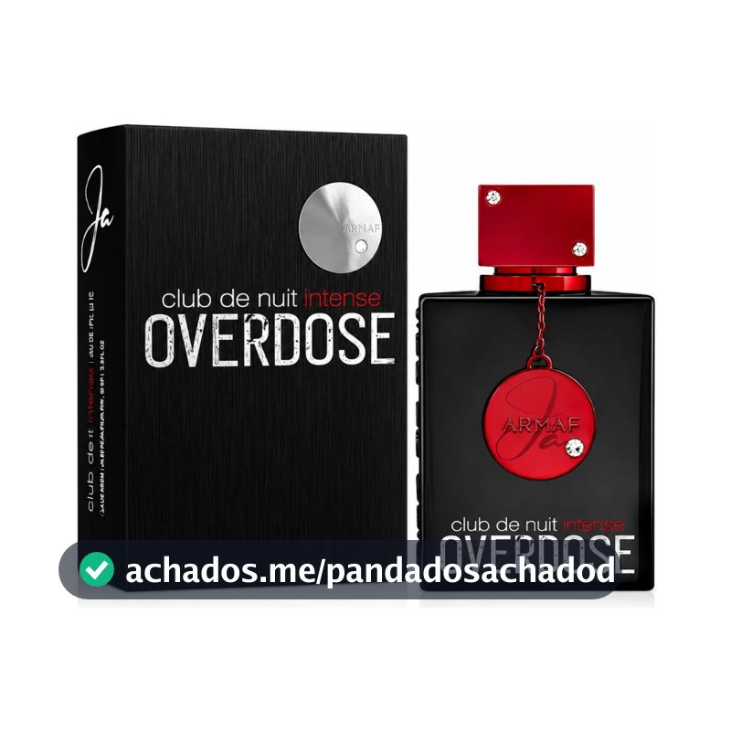 Perfume Árabe Club de Nuit Overdose Armaf Masculino Extrait de Parfum 100ml Original