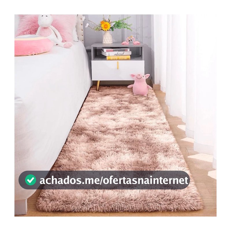Tapete Passadeira Corredor Quarto Sala Felpudo Várias Cores E Tamanhos