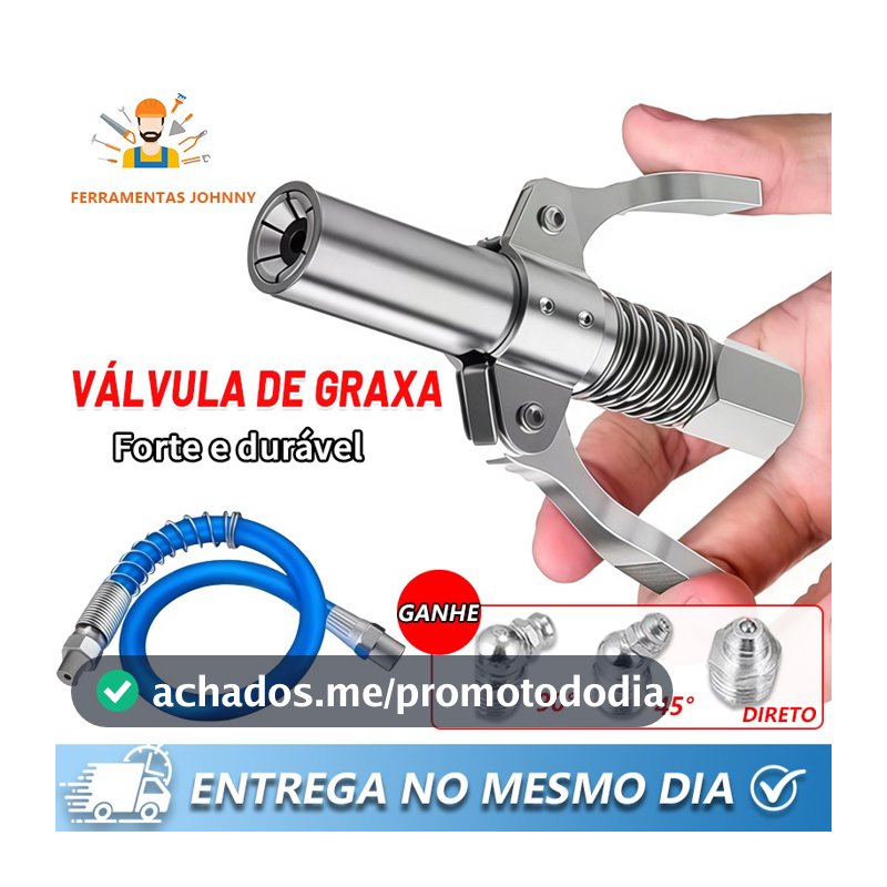 Pistolas de graxa elétricas, pneumáticas e manuais com bicos engrenados/alças duplas de alta pressão