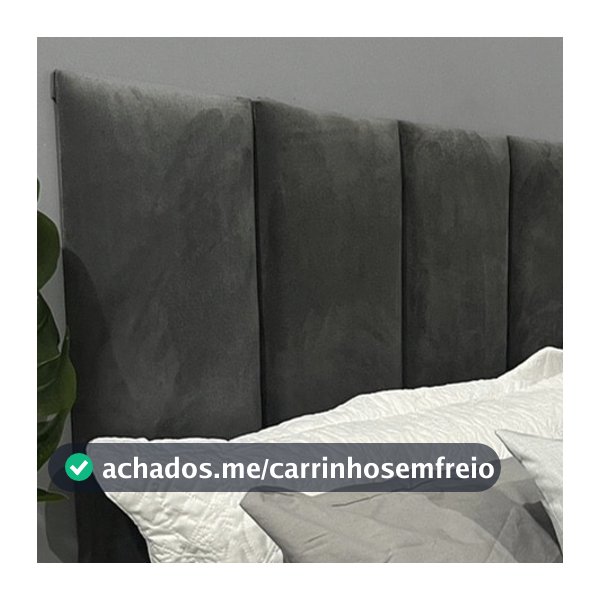 Kit com até 10 Cabeceiras Para Cama King Casal Box Estofada Premium 45x20cm