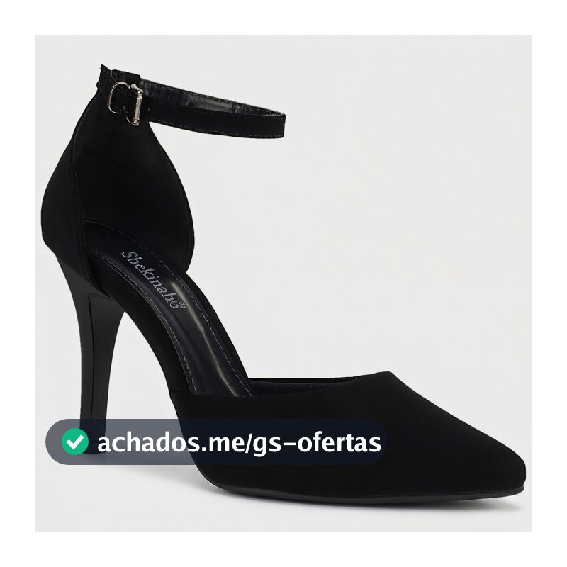 Sapato Feminino Shekinah Scarpin Bico Fino Salto Agulha Stiletto Confortável Moda