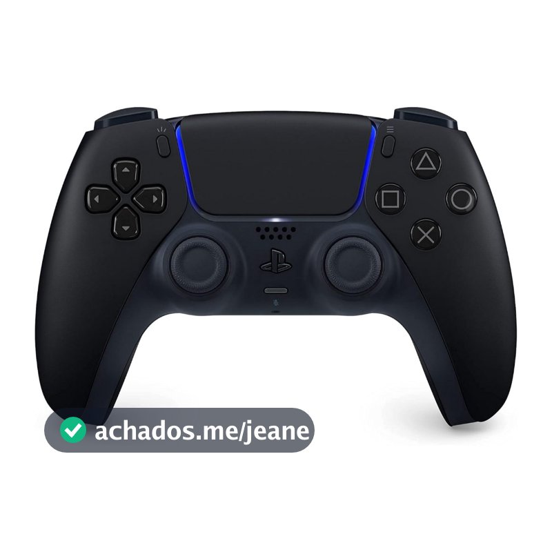 Controle PS5 Dualsense Midnight Black Preto Sem Fio Sony Original Lacrado