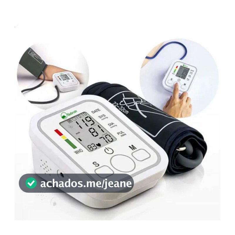 Aparelho Medidor De Pressão Arterial De Braço Digital Inteligente