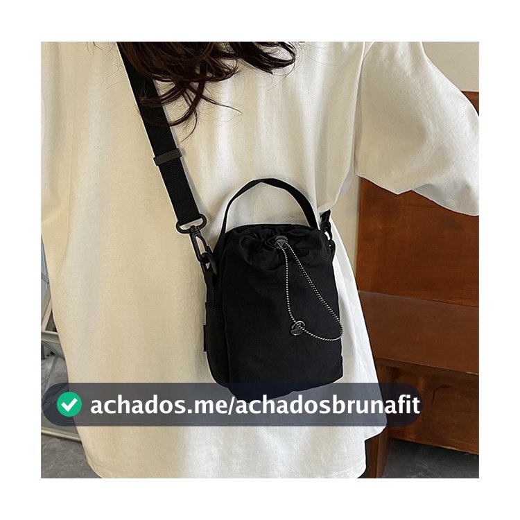 Casual bolsa de ombro bolsa de telefone móvel desporto nylon bolsa feminina bolsa de copo de água