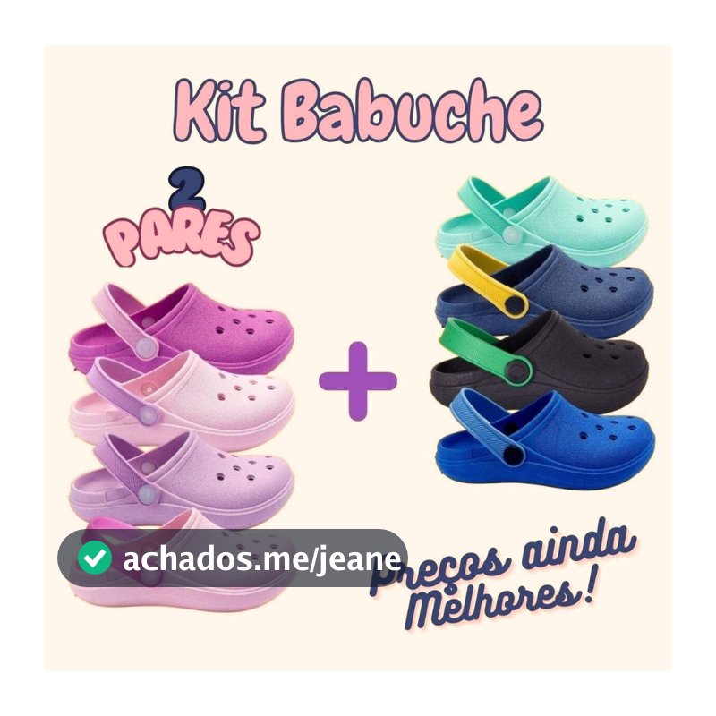 Kit 2 Pares Babuche Infantil Chinelo Masculino Menino Menina Sandália Feminina Confortável Macio Correia