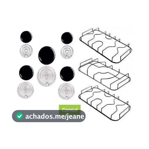Kit Espalhador + Queimador + Grelha Consul - 5 Bocas Cf475ar