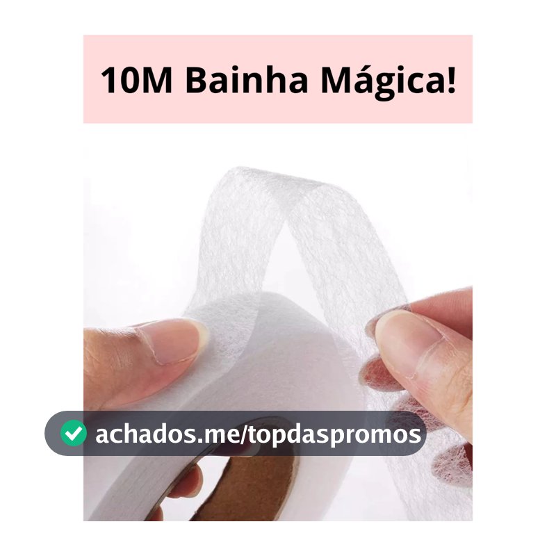 Bainha Mágica Instantanea Dupla Face (Fita Termocolante) 10 Metros