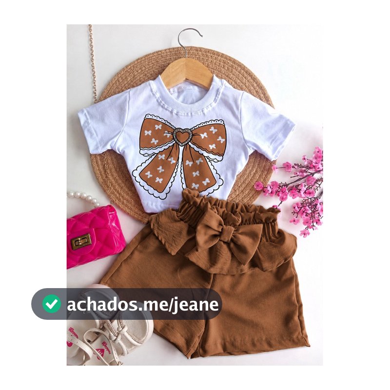 Conjunto infantil Laço 2 ao 10!