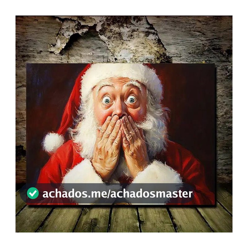 Quadro papai noel engraçado decoração Natal 2024 decoração para banheiro decoração natalina enfeites