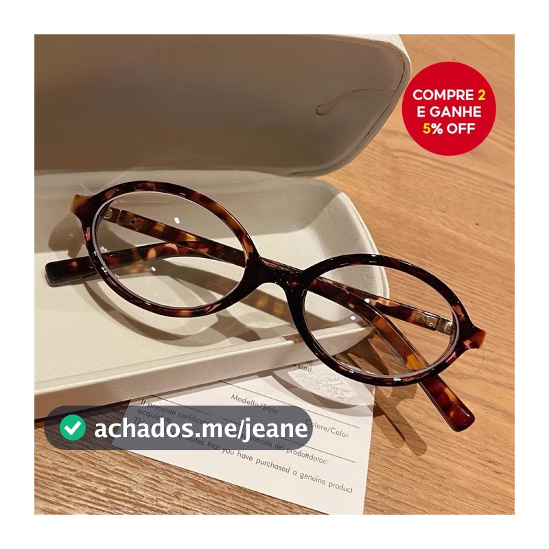 Moda Oval Aro Completo PC Óculos Feminino Simples Leve Durável Quadro De Plástico Uso Diário Design Coreano