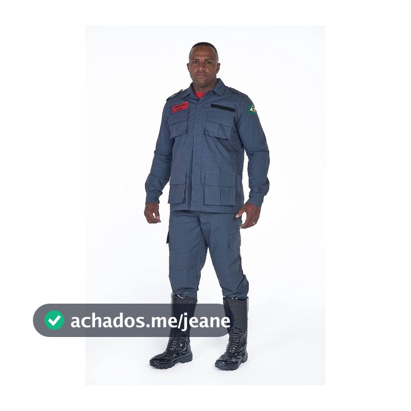 Farda Gandola Tática + Calça S/ Refletivo Rip Stop