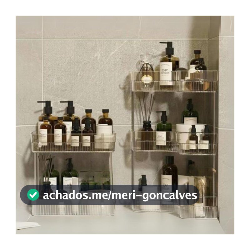 Prateleira Organizadora 2 /3 Andares Para Maquiagem Perfumes Multiuso Acrílico Transparente