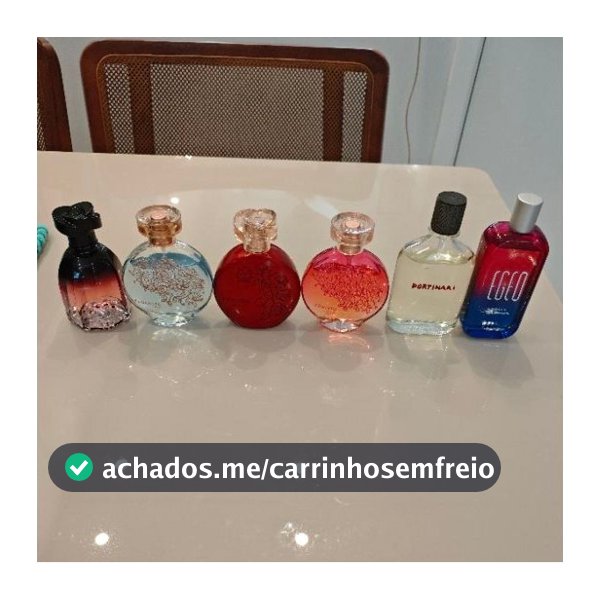 Perfumes O Boticário Originais - Peças de Mostruário / Tester (Sem Caixa)