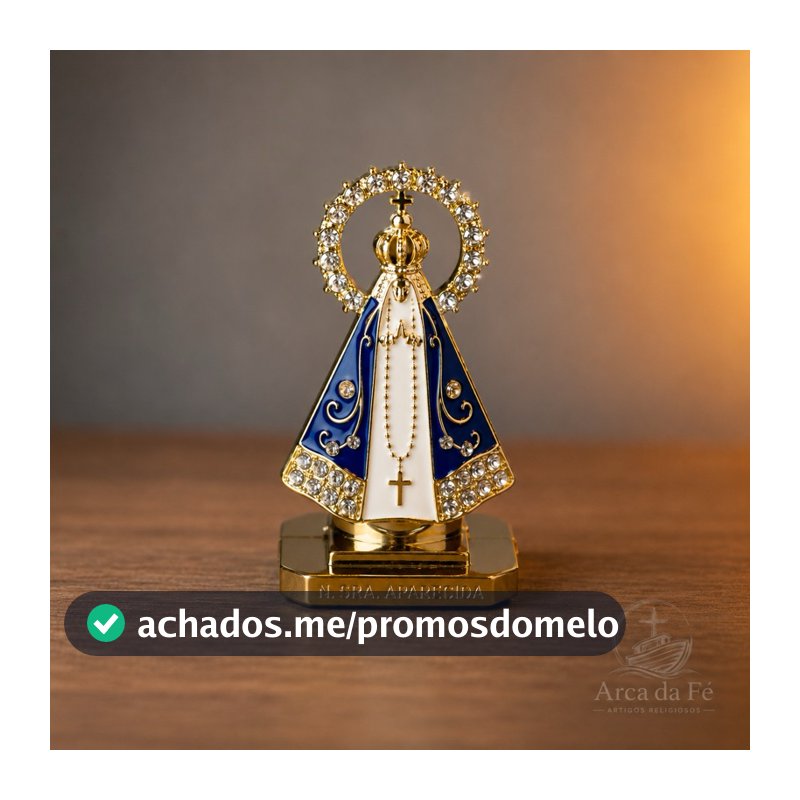 Nossa Senhora Aparecida para Painel de carro. Nossa Senhora Aparecida para escritório. Nossa Senhora Aparecida