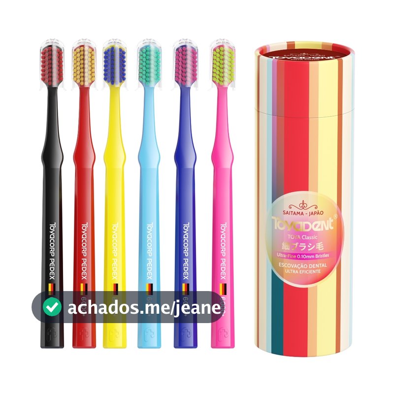 TOYADENT Escova de Dente Ultra Macia,6000+ Cerdas Ultramacias 0,1mm,Capa Protetora