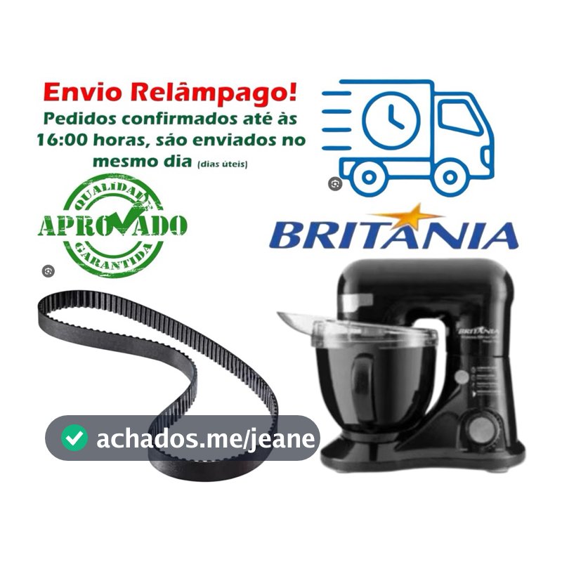 Correia batedeira Planetaria BBP 520/ BBP515/ PHP500/BBP250t/BBP760power