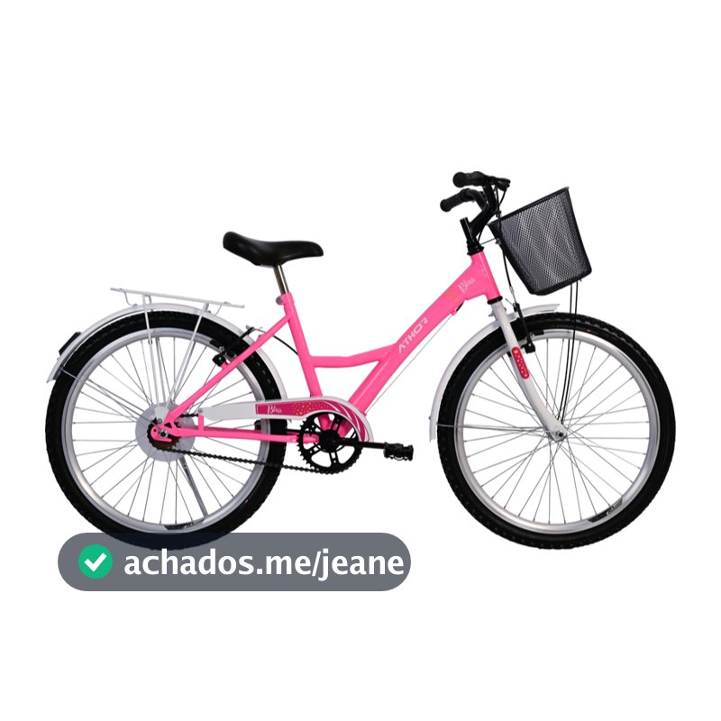 Bicicleta Infantil Athor Bliss Aro 24 c/ Cesta