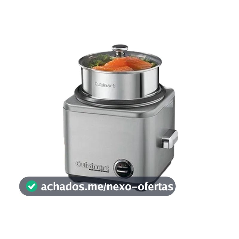 Panela Elétrica para Arroz em Aço Inox 127V Cuisinart – CRC-800BR