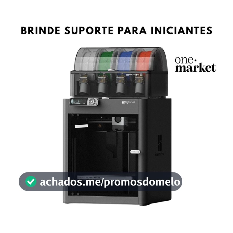 Impressora 3D Bambu Lab P1S Com ou sem AMS(Combo) Bivolt 127/220v