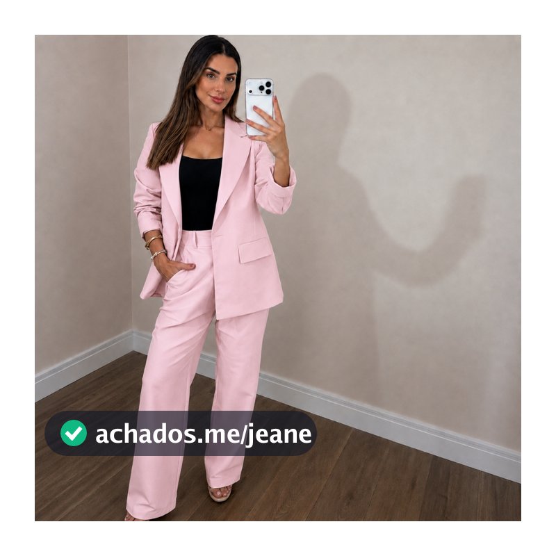 Conjunto Blazer e Calça Chique moderno Estiloso Perfeito e Estiloso