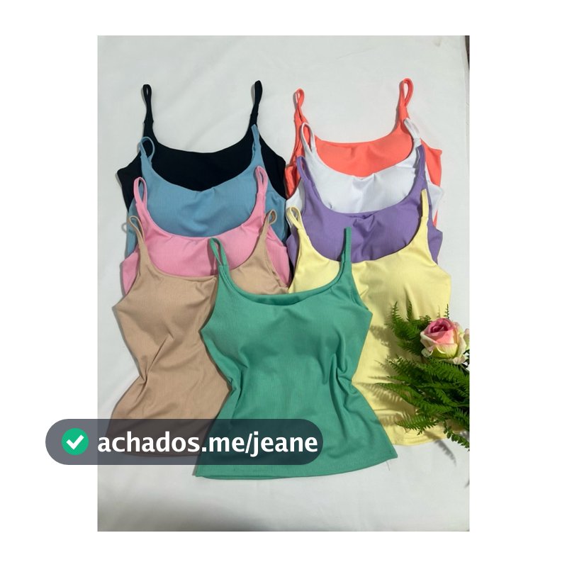 kit 3 regata feminina alçinha fina con bojo material ribana canelado