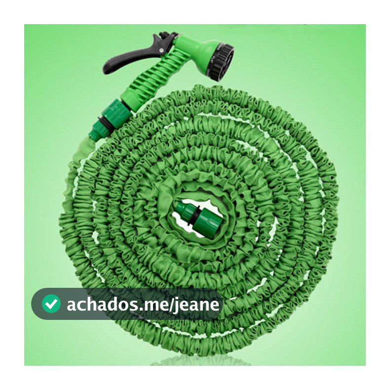 Mangueira Mágica Flexível 30M com 7 Modos de Jato para Jardim e Carro – 3 Cores Disponíveis