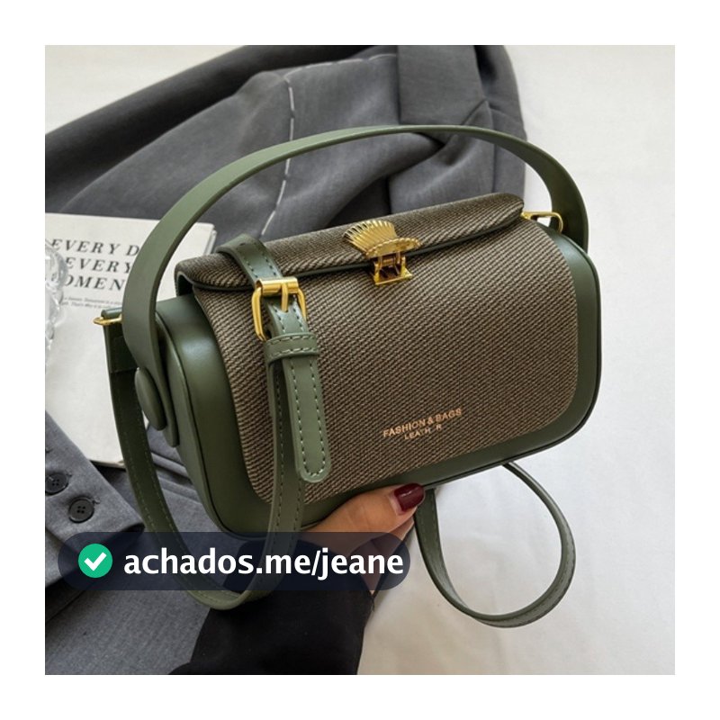 2025 Nova Moda Bolsa Transversal Multifuncional Versátil Bolsa de Ombro em Bloco de Cores