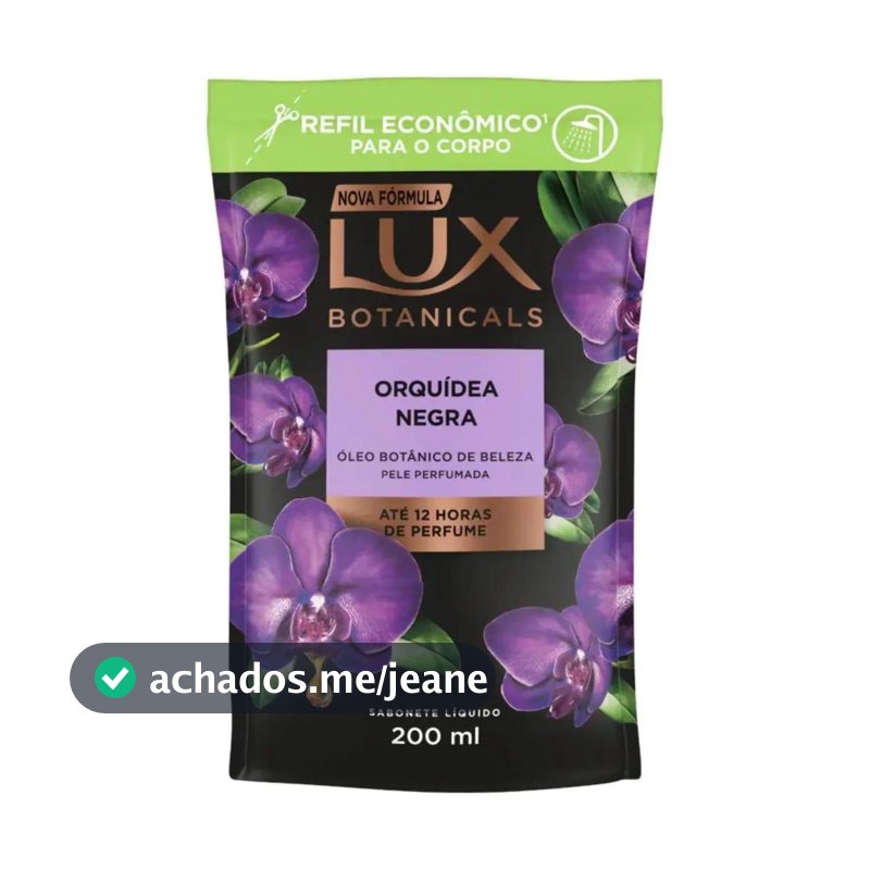 Sabonete Líquido Lux Orquídea Negra 200ml
