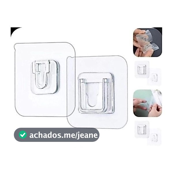 5/10/15 Pares Gancho Adesivo Macho Fêmea Dupla Face Transparente Sem Furos Pregos Para Banheiro E Cozinha