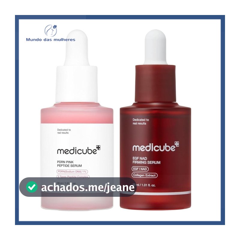 Medicube Salmon PDRN Pink Ampoule 30ml&EGF NAD Firming Serum 30ml