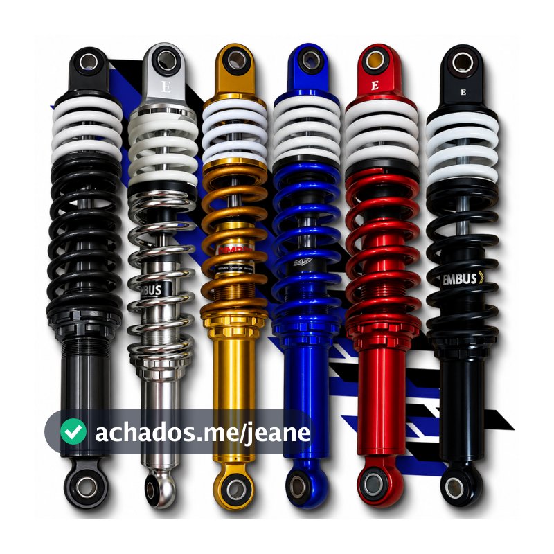 Par Amortecedor Aluminio Cores Titan 125 150 Fan Ybr - Embus