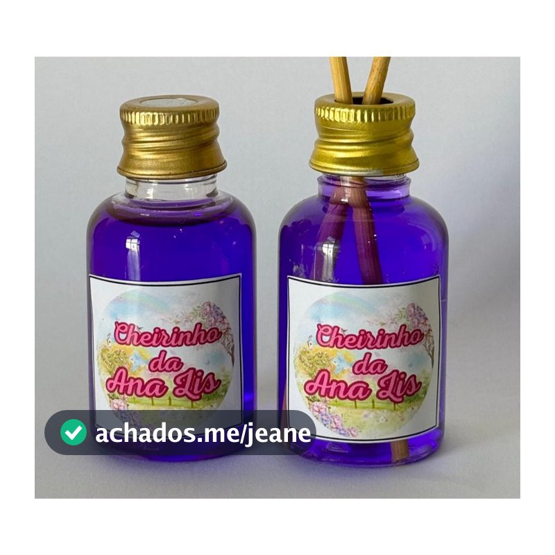 35 Kit Mini Aromatizadores Lembrancinhas Com Personalização Aproximadamente 40 ml